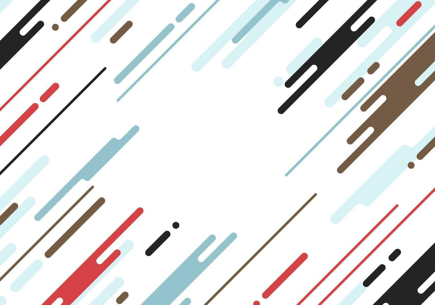 Flat rounded background. Abstract diagonal. vector