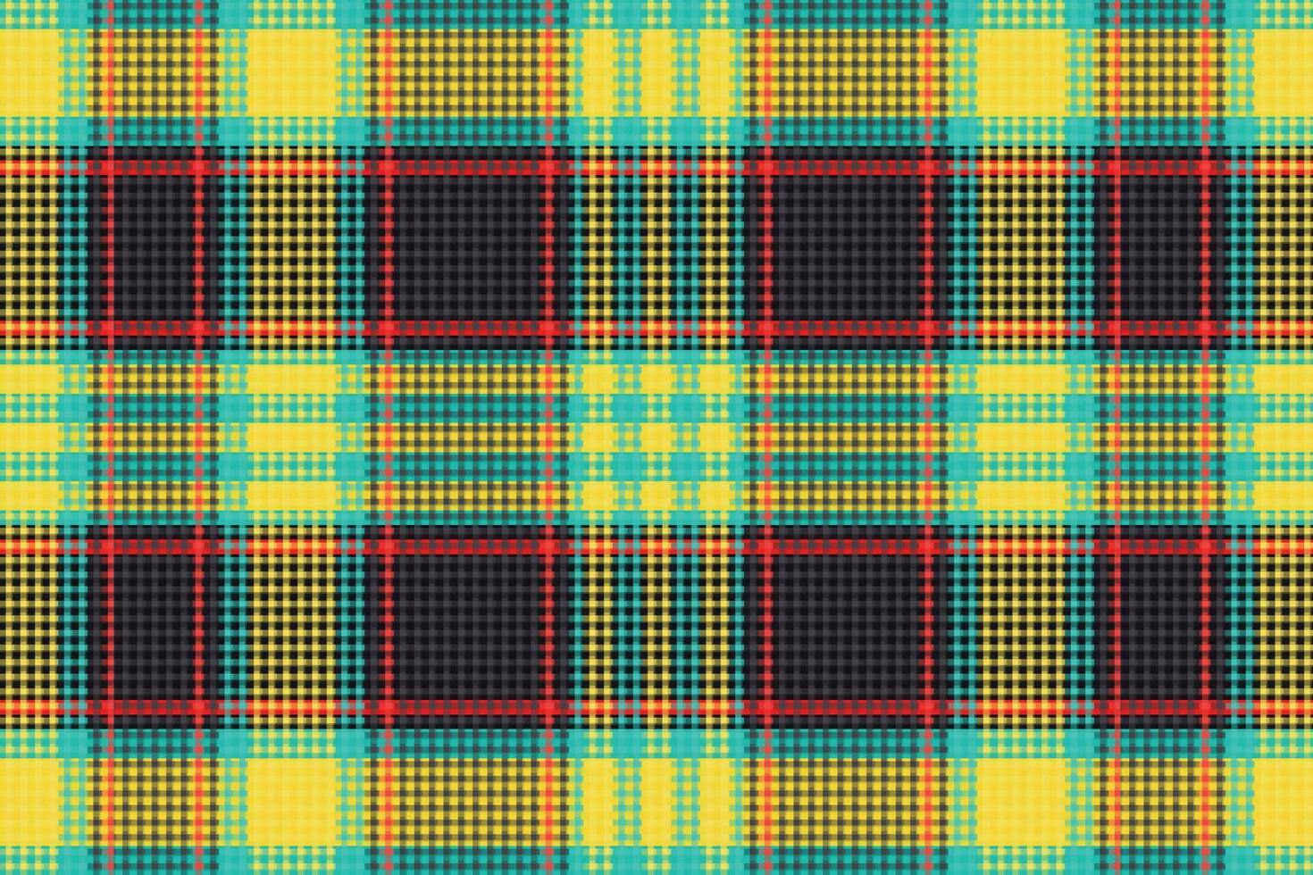 Tartan or plaid night color pattern. vector