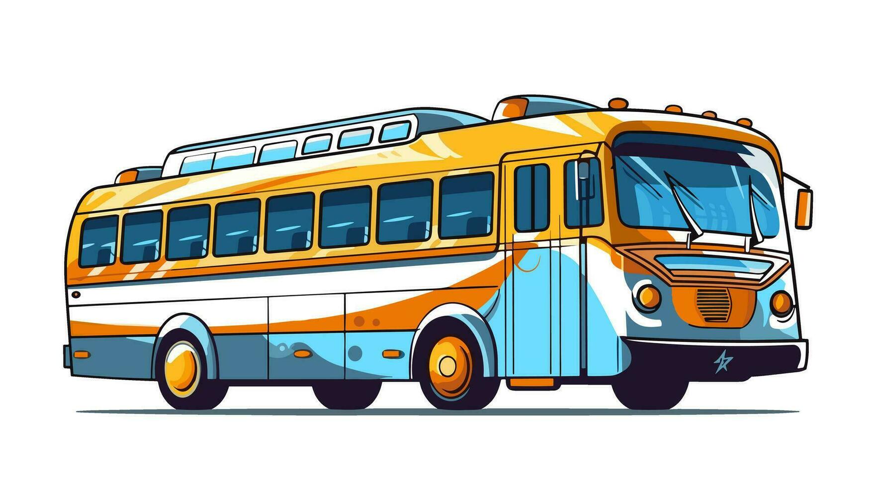 urbano movilidad soltado dinámica imagen de autobús bandera exhibiendo eficiente y conveniente transporte vector