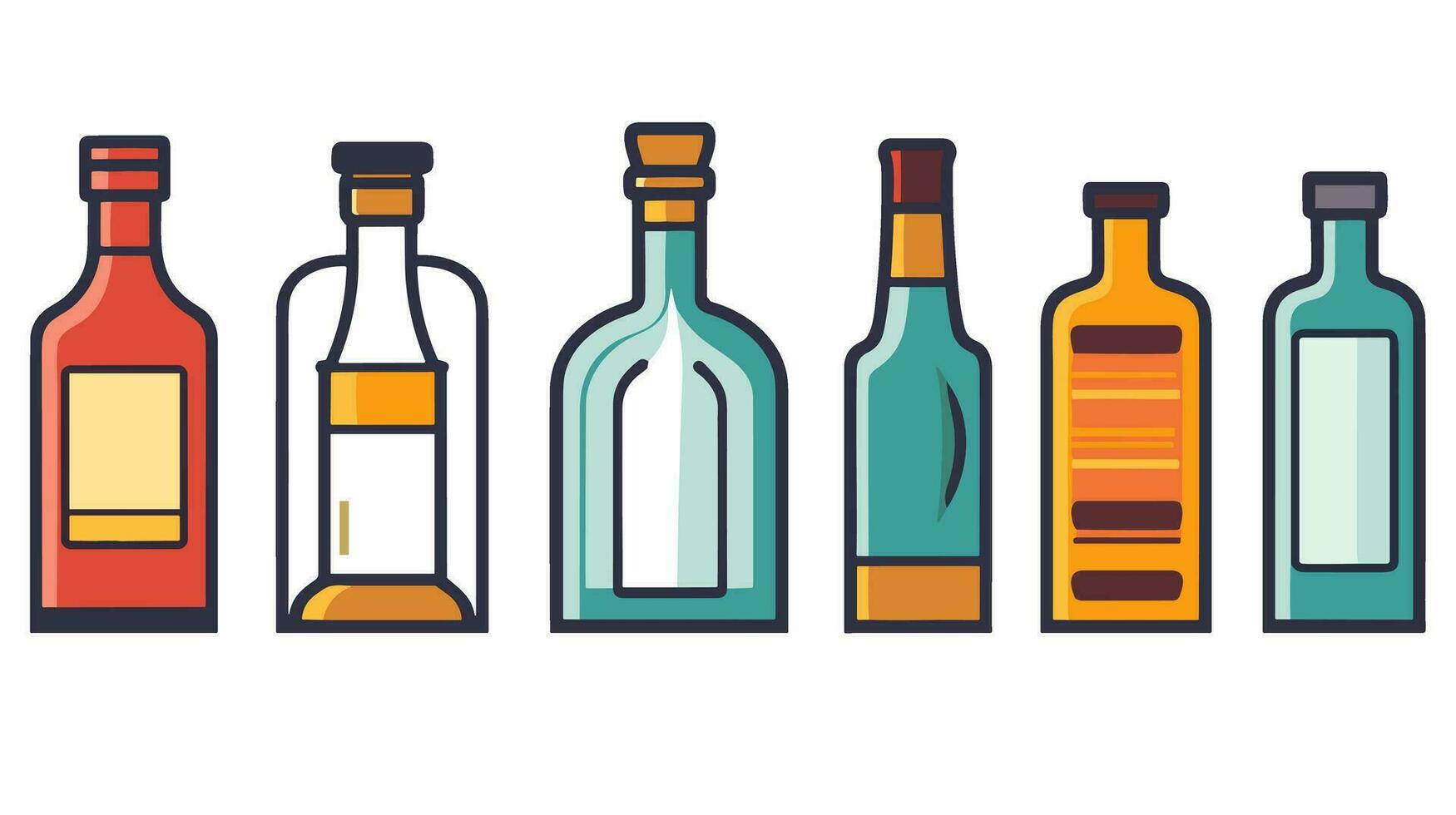 Elevate Your Design Explore the Captivating Bottle Icon for Your Next Project vector