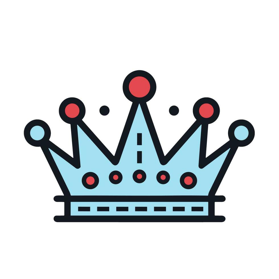 A Symbol of Power An Image of a Majestic and Regal Crown Logo vector