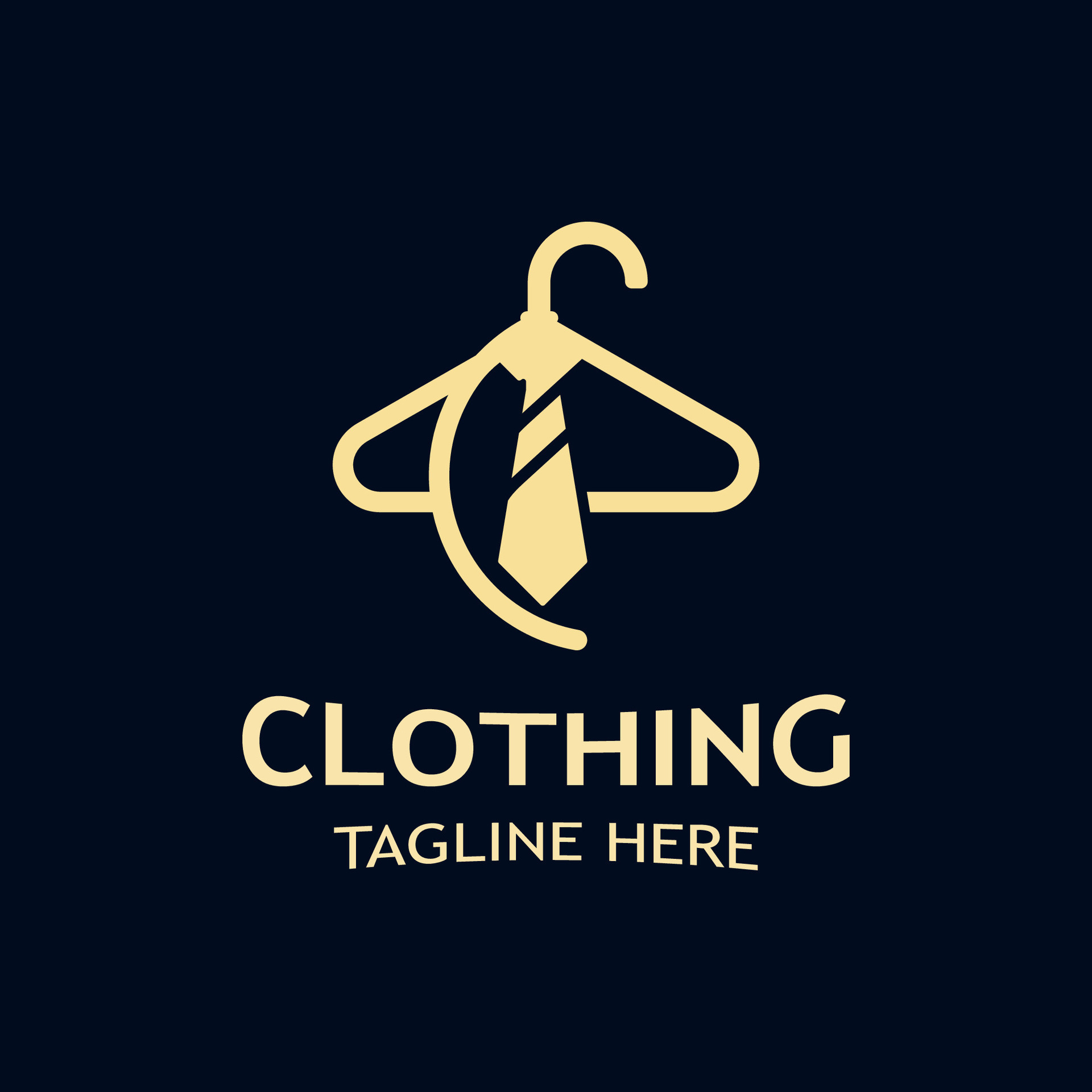 Clothing and Fashion logo design hanger concept, creative simple fashion  shop business fashion 25742654 Vector Art at Vecteezy