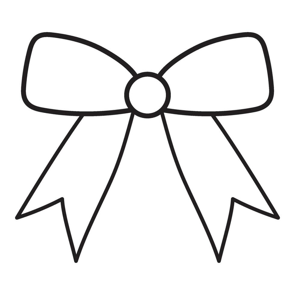 cinta bandera etiqueta icono elemento a decoración para regalo, archivo en png formato, transparente fondo, negro línea gráfico diseño vector