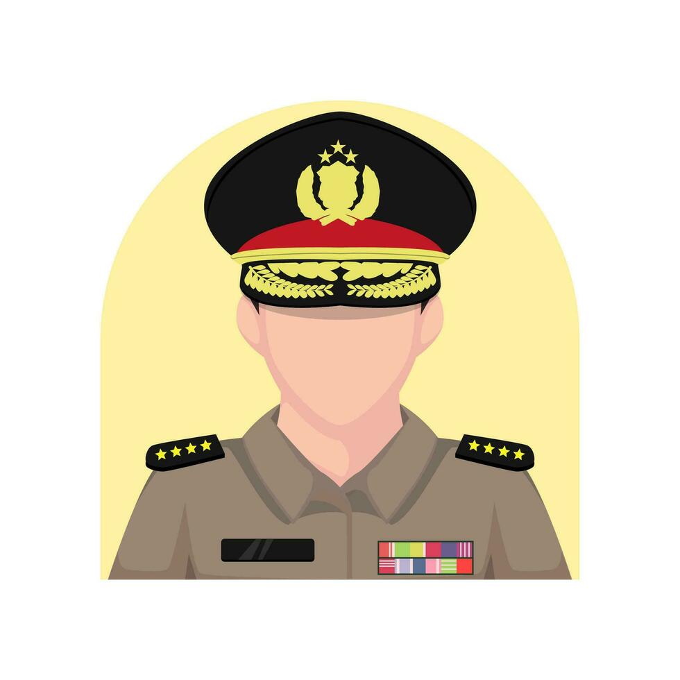police cartoon and police icon. illustration vector design