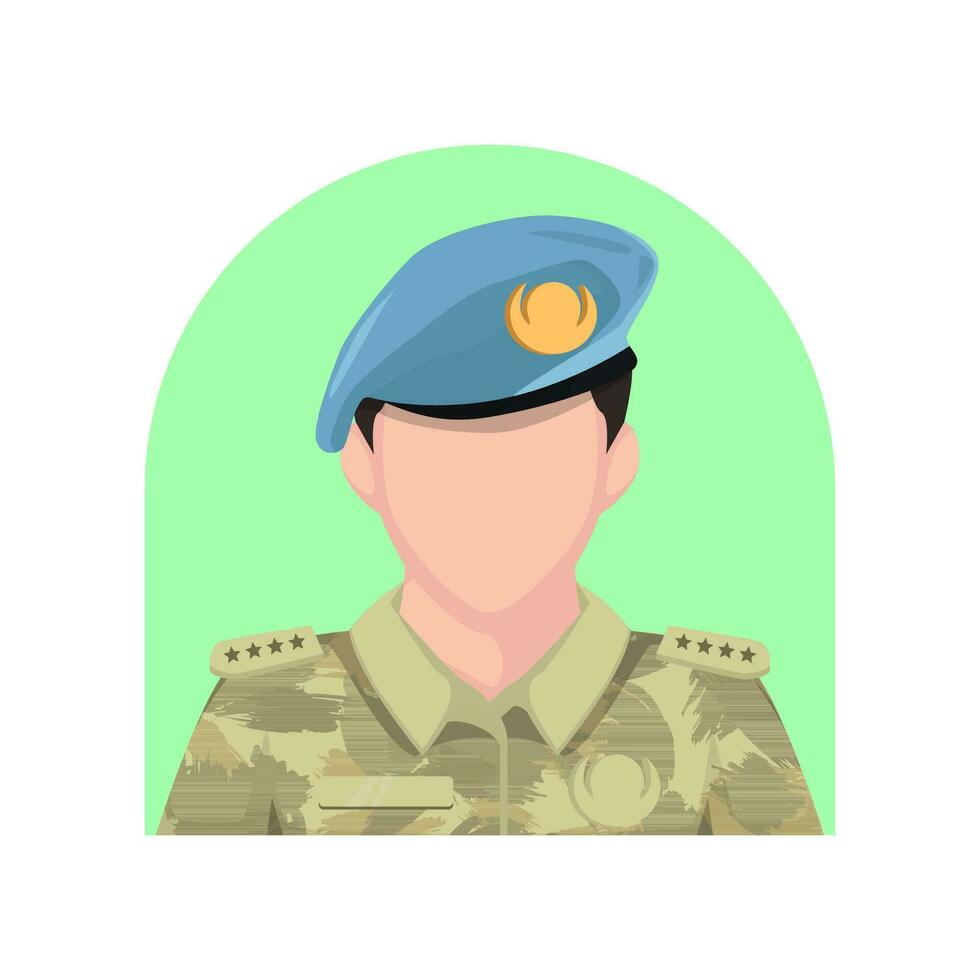 Ejército dibujos animados y Ejército icono. ilustración vector diseño