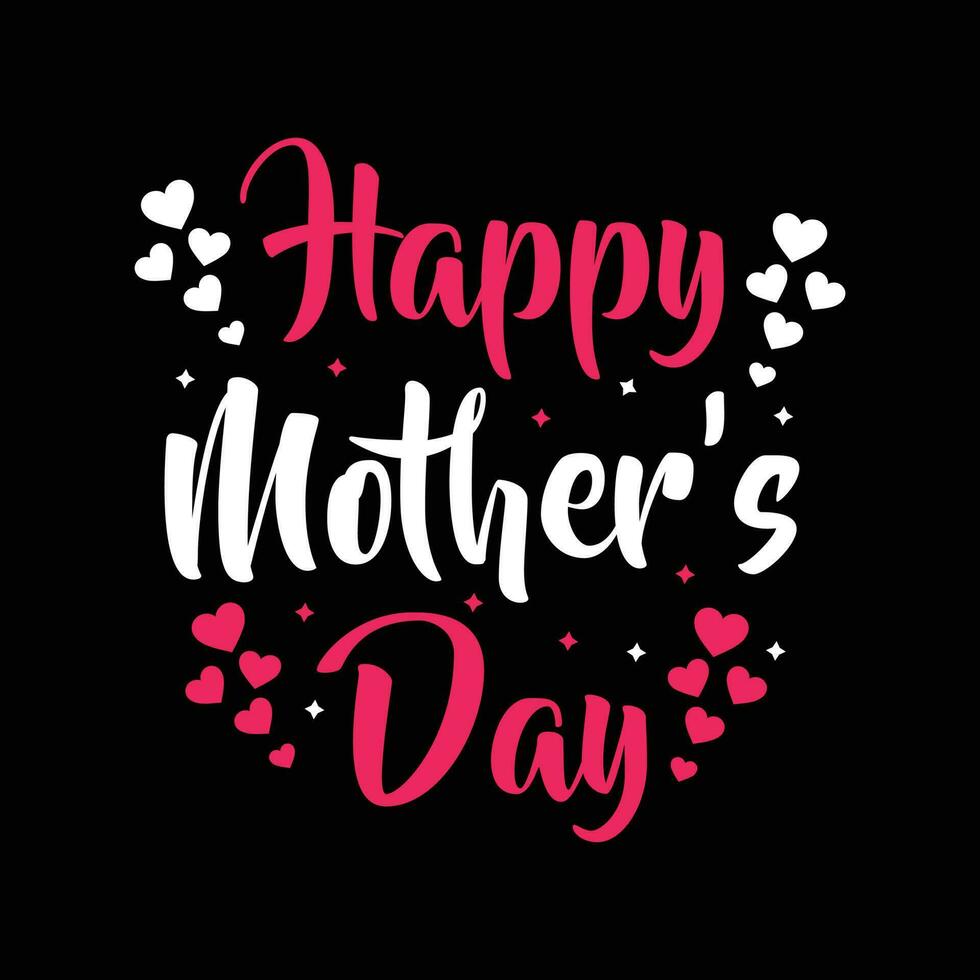 mothers day vector typhography design