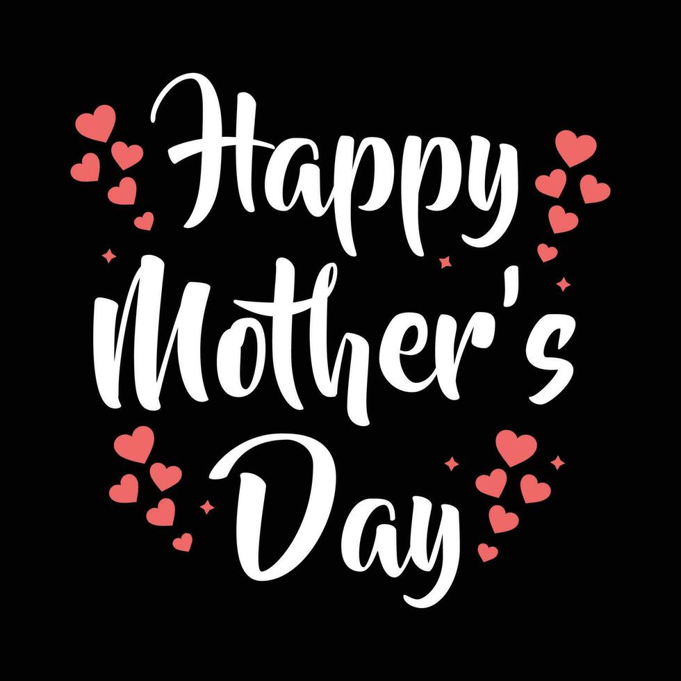 mothers day vector typhography design