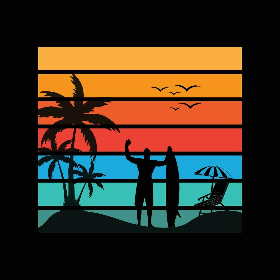 summer day vector design