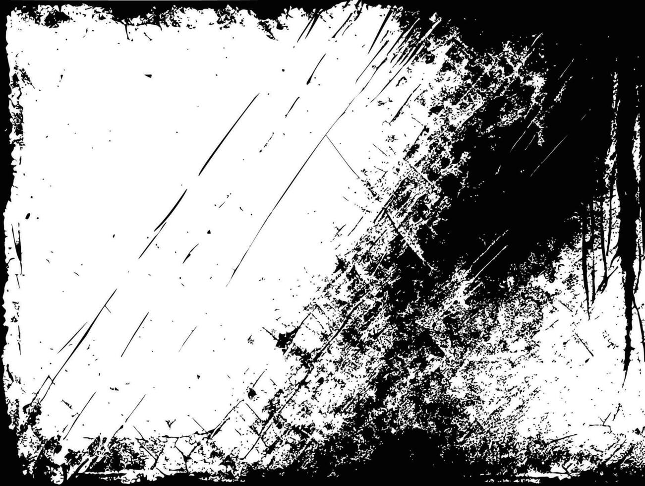 un negro y blanco vector sucio fondo, fragmentos, arañazos en papel, o metal, oscuro diseño, grande diagonal cepillo trazos, despues de los efectos, Rasgado bordes, fracturado, grabado textura.