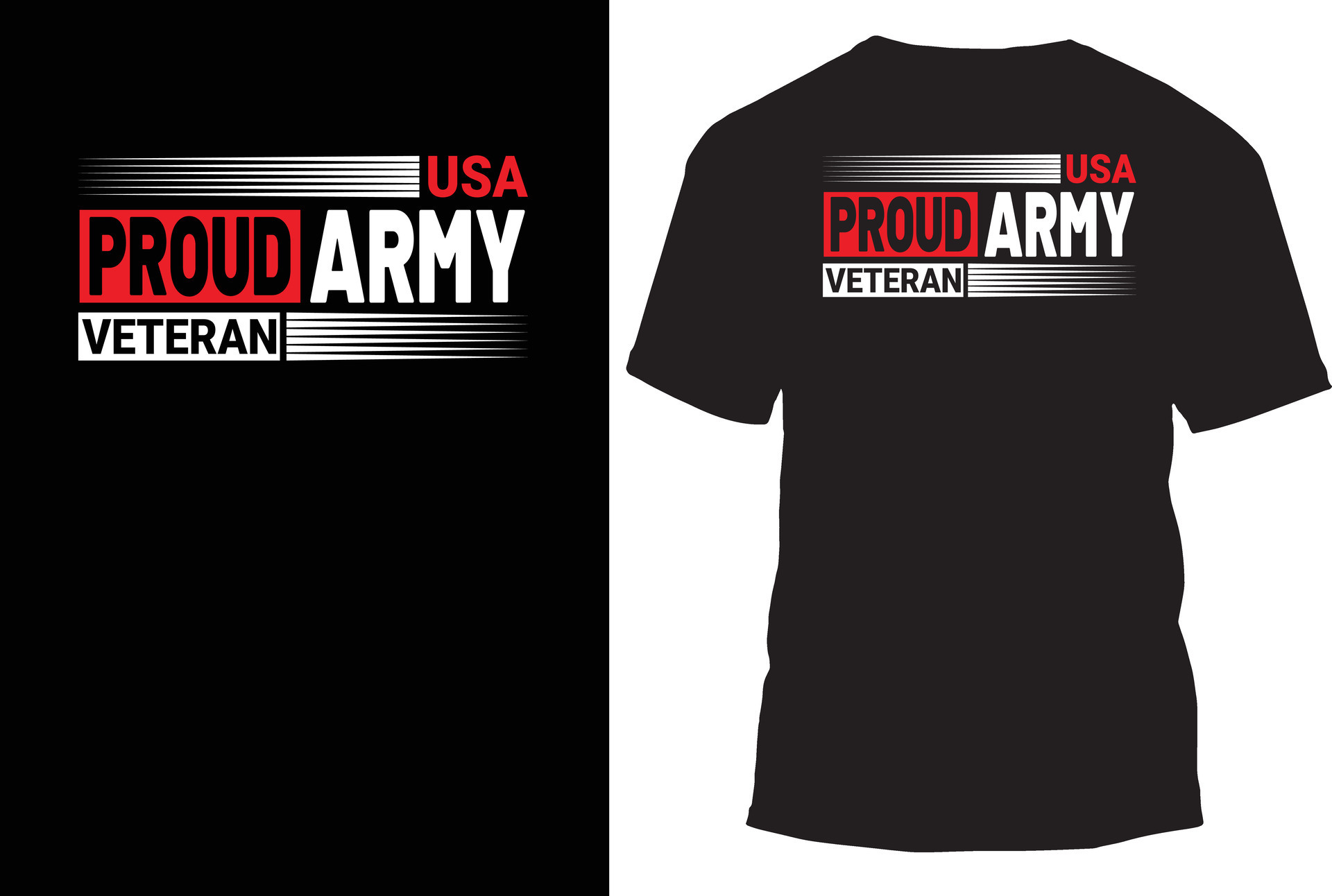 USA Veteran T-Shirt Vector Illustration 25744608 Vector Art at Vecteezy