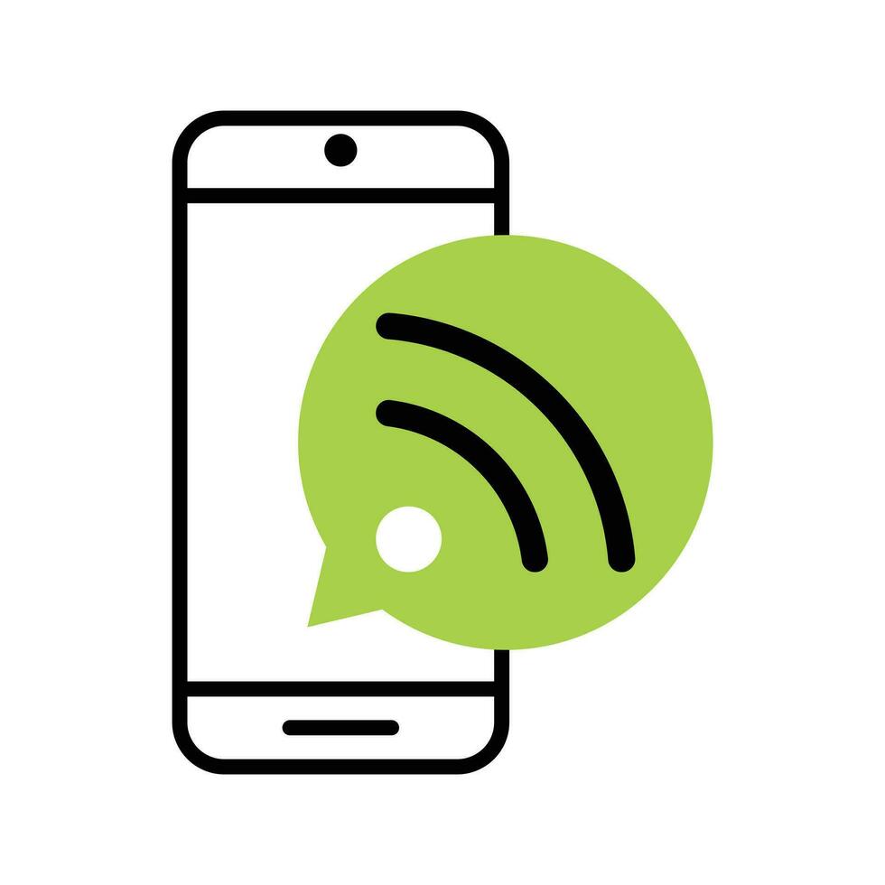 wireless hotspot flat icon vector