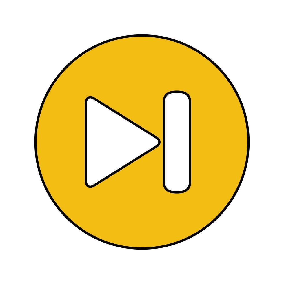 audio control interface flat vector illustration