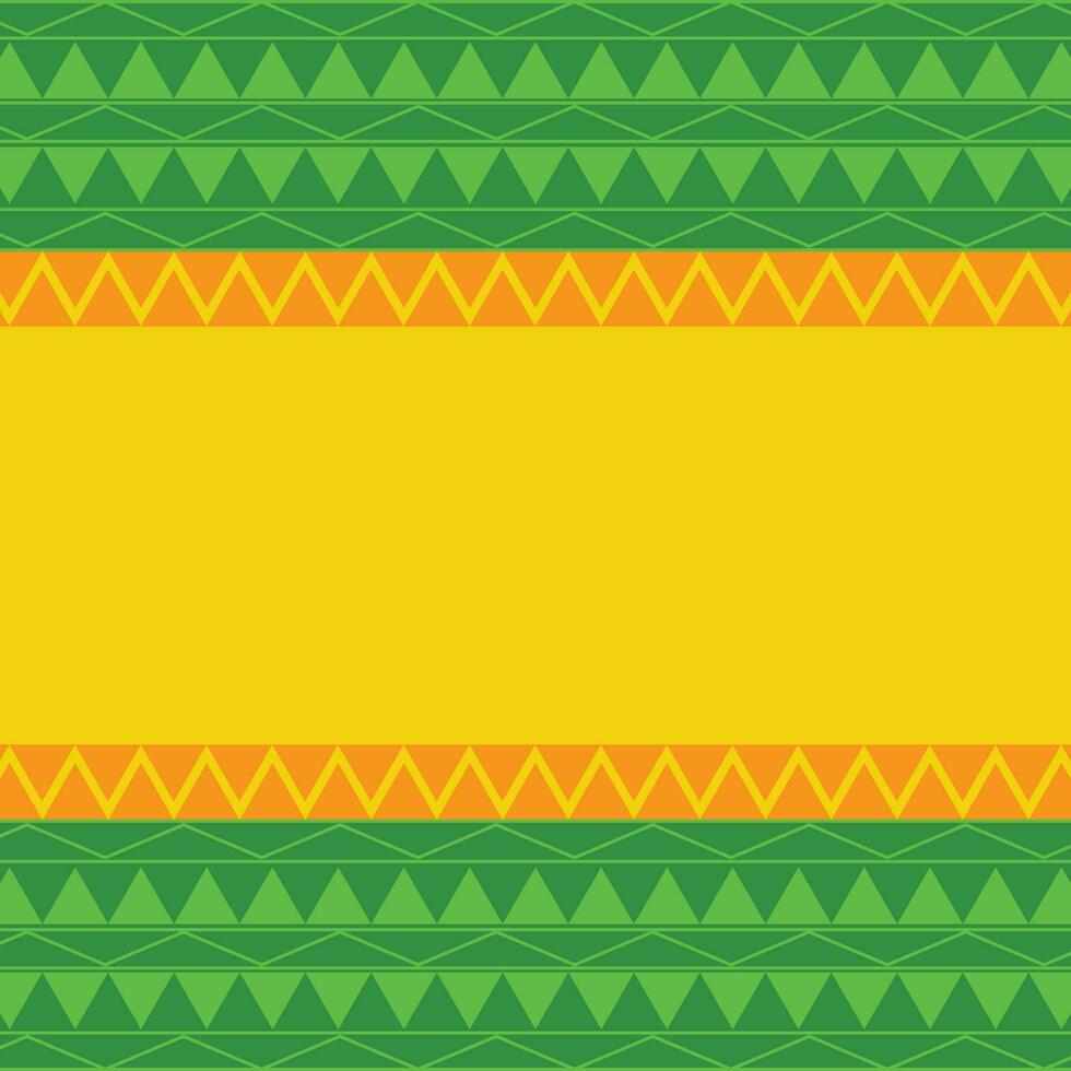 green and yellow geometric vector illustration