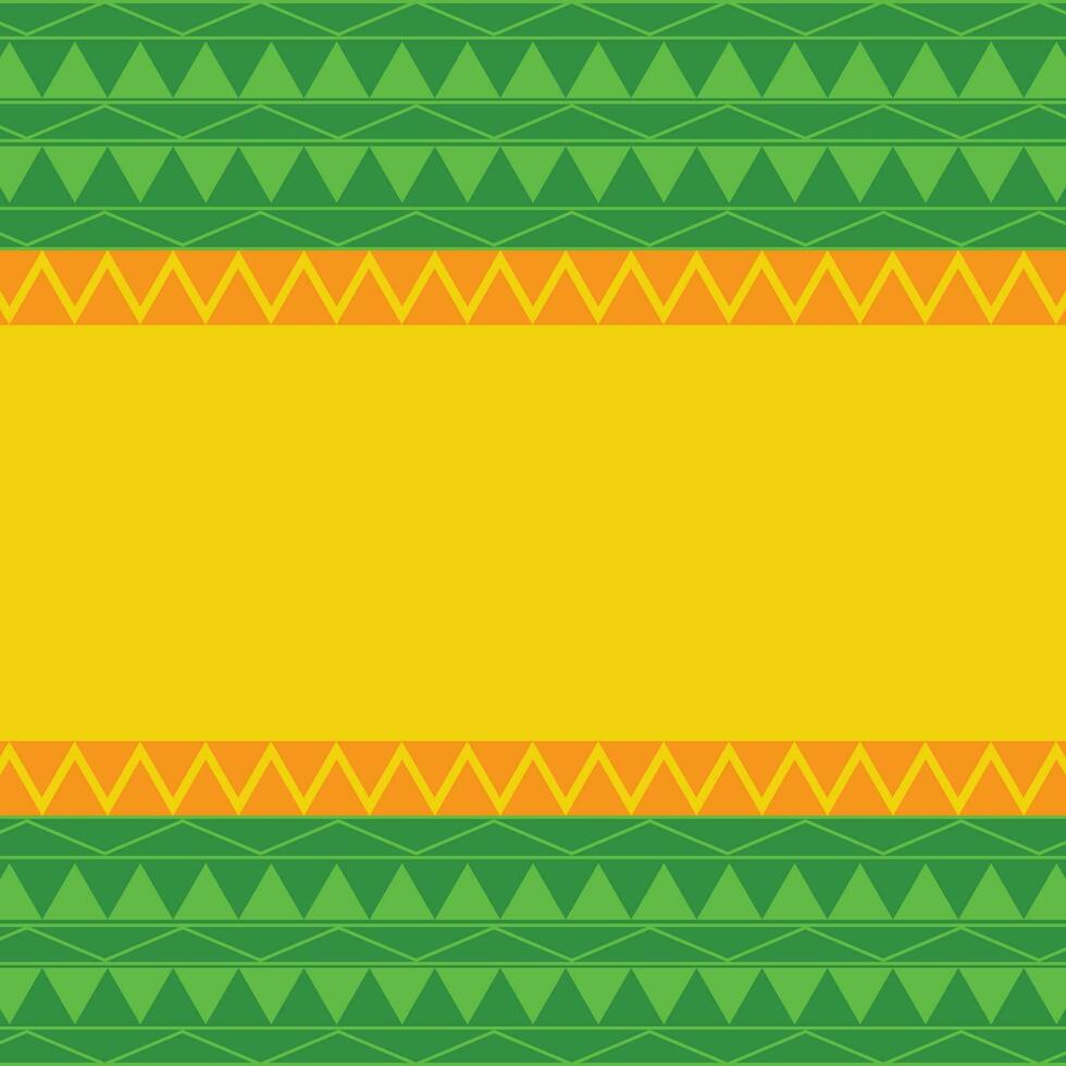 green and yellow geometric vector illustration