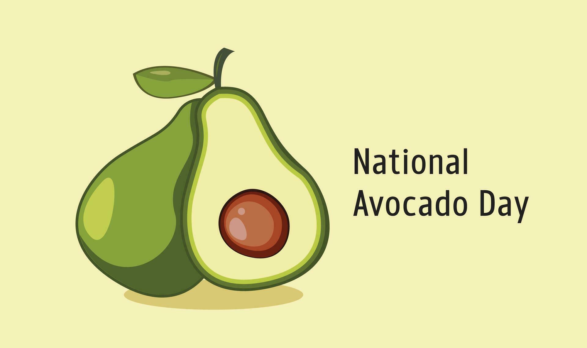 national avocado day, Healthy Design concept ,fresh avocado vegetable