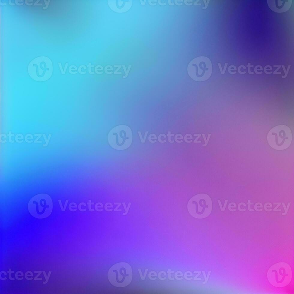 Blue Purple Pink Digital Gradient Background. Elegant Colorful Vibrant Defocused Horizontal Banner. Iridescent Noble Vector Color Overlay. Dreamy Neon Bright Trendy Wallpaper. 80s Glam Gradient Paper photo