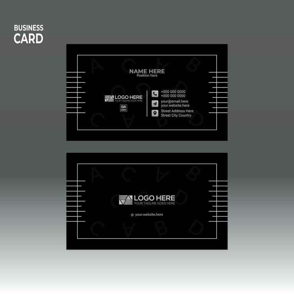 business card for education and school vector