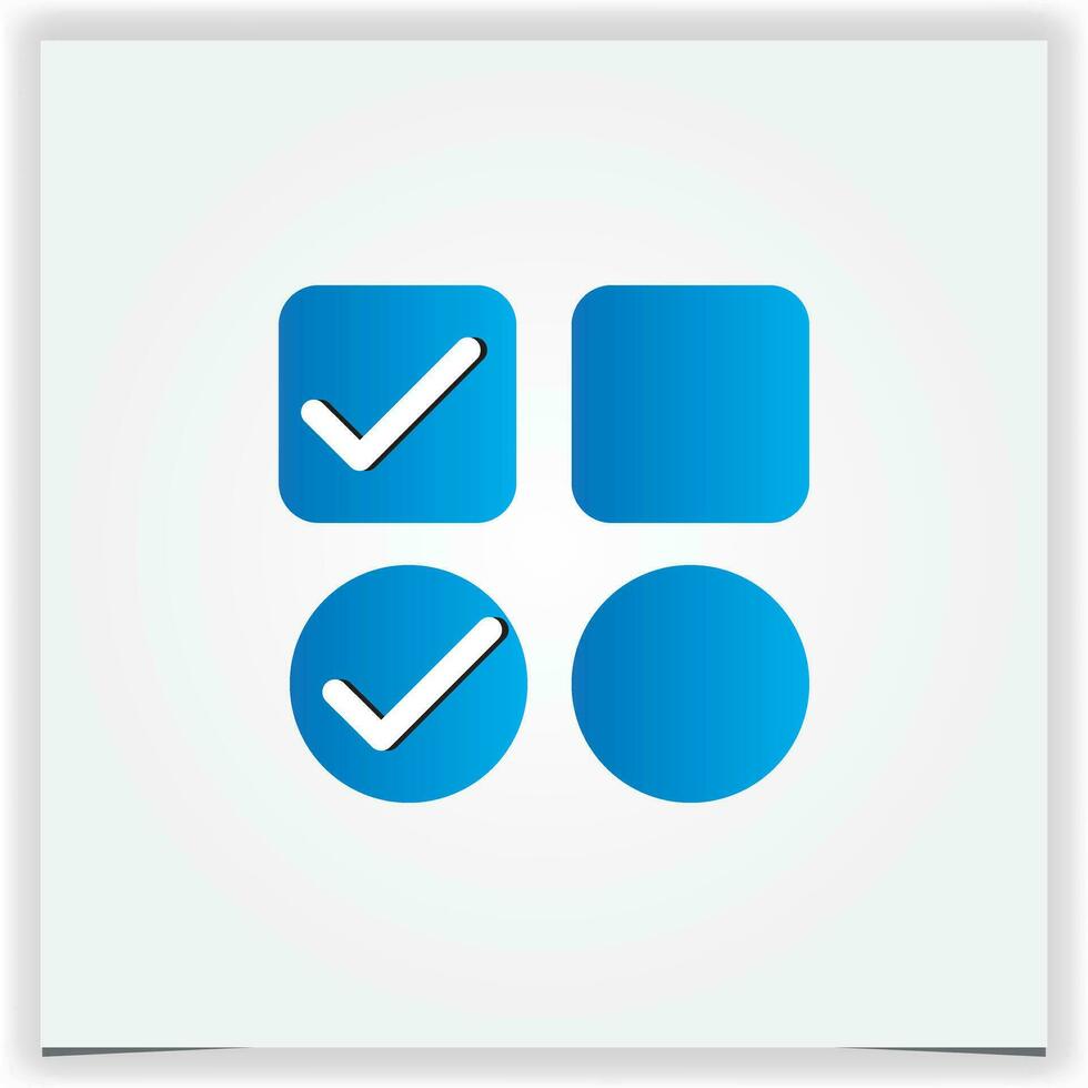 Premium Vector  Cross check symbol