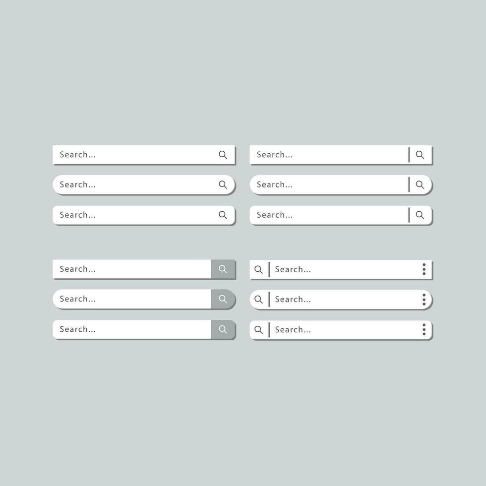Vector search bar for ui design elements vector graphic illustration premium design vector eps10