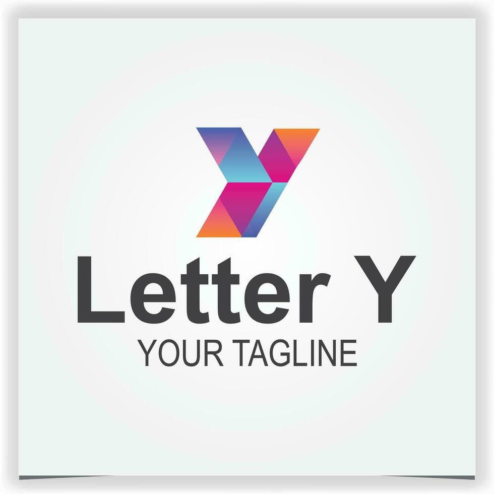 letter y modern logo premium elegant template vector eps 10