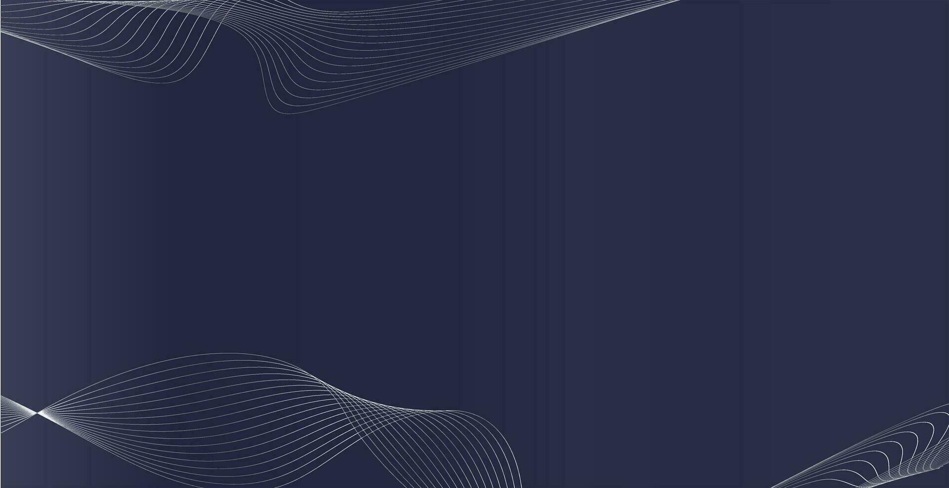 Abstract wavy stripes on a black background isolated. Wave line art, Curved smooth design. Vector illustration EPS 10.