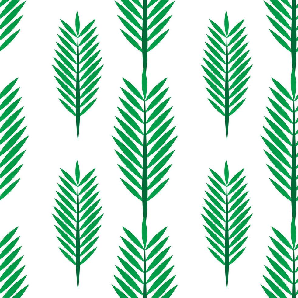 palm leaves floral seamless pettern background design vector