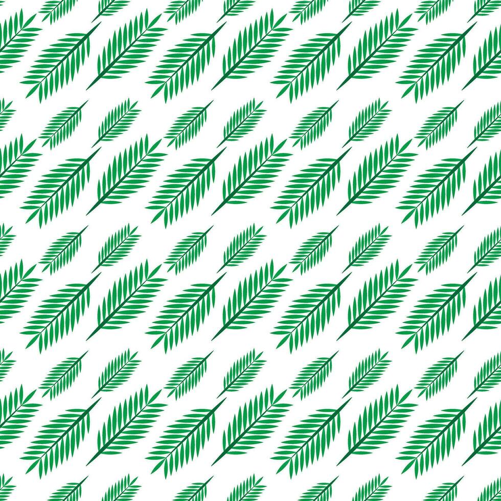 palm leaves floral seamless pettern background design vector