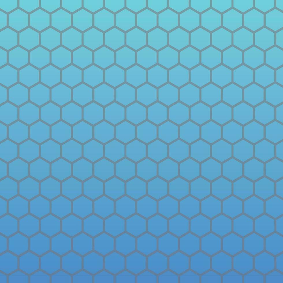 hexagon gradient blue abstract petern background premium and modern suitable for social media vector