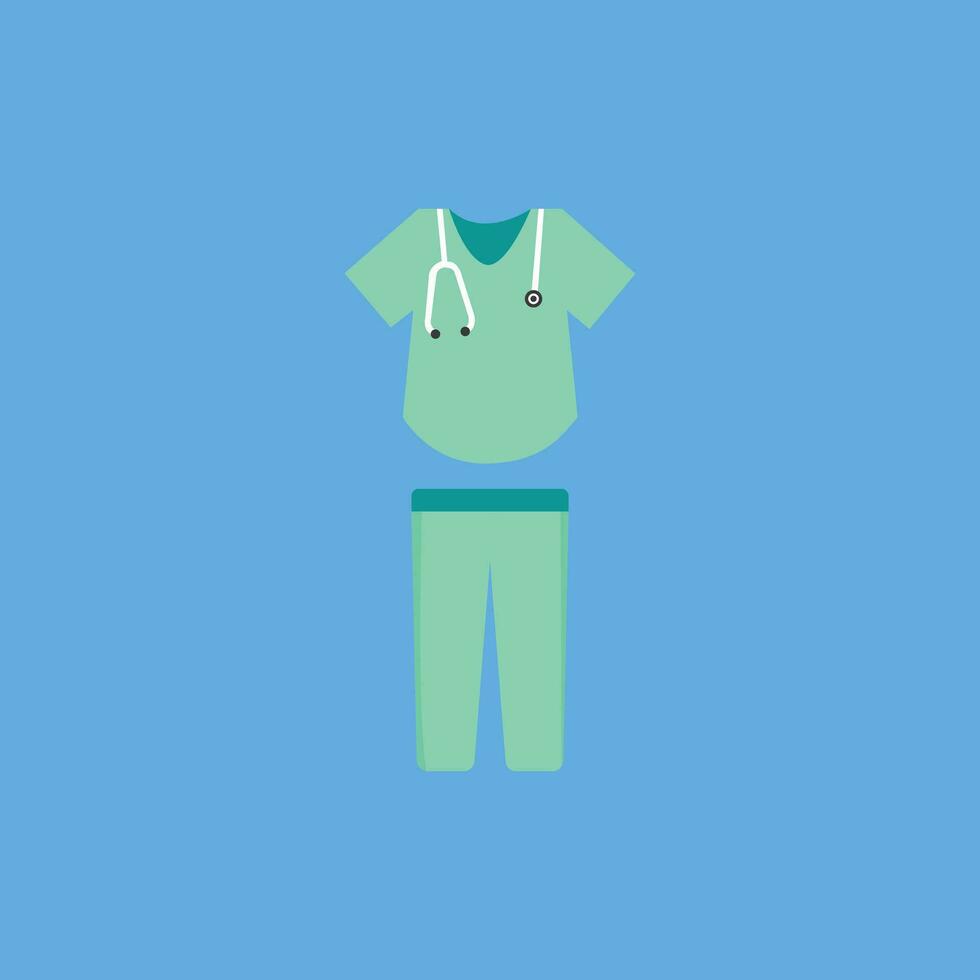 Doctor suit Vector illustration, Doctor coat