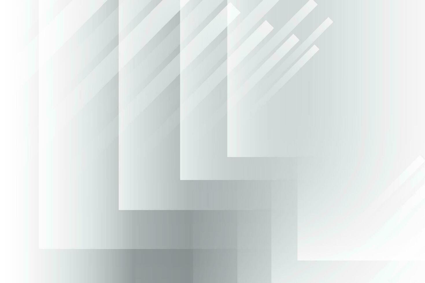 Abstract  white and gray color, modern design stripes background with geometric shape. Vector illustration.