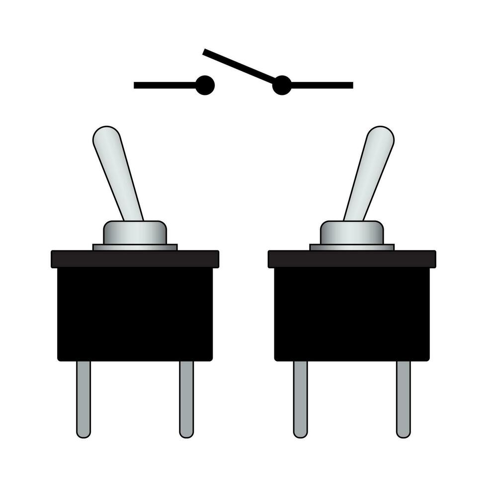 Toggle Switch and Symbol vector