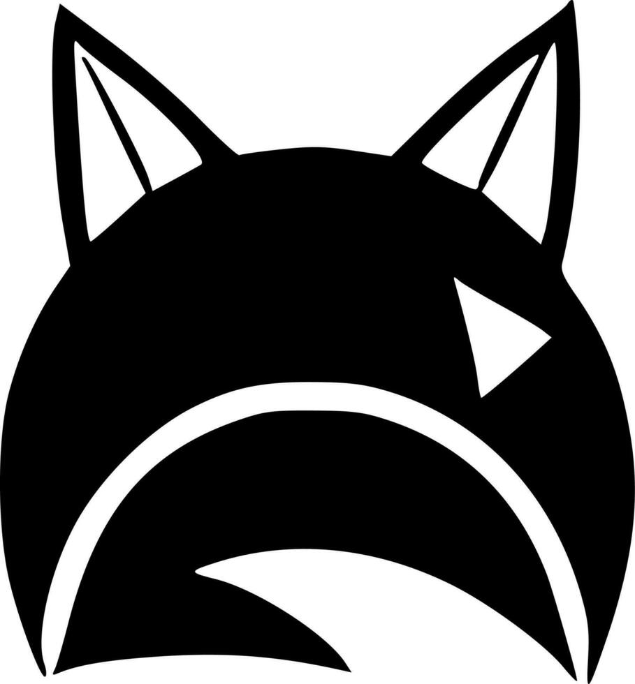 evil monster icon vector