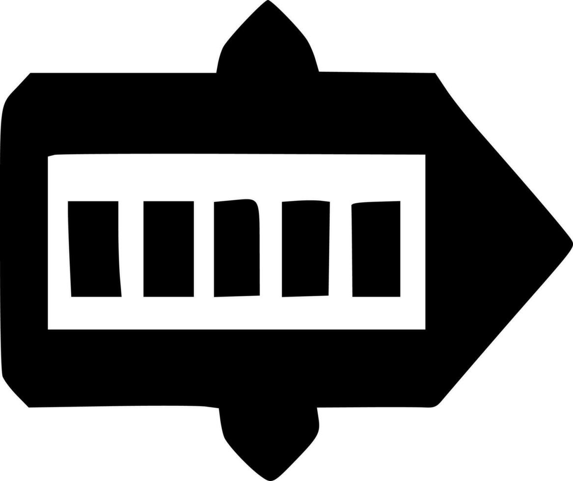 black vector icon