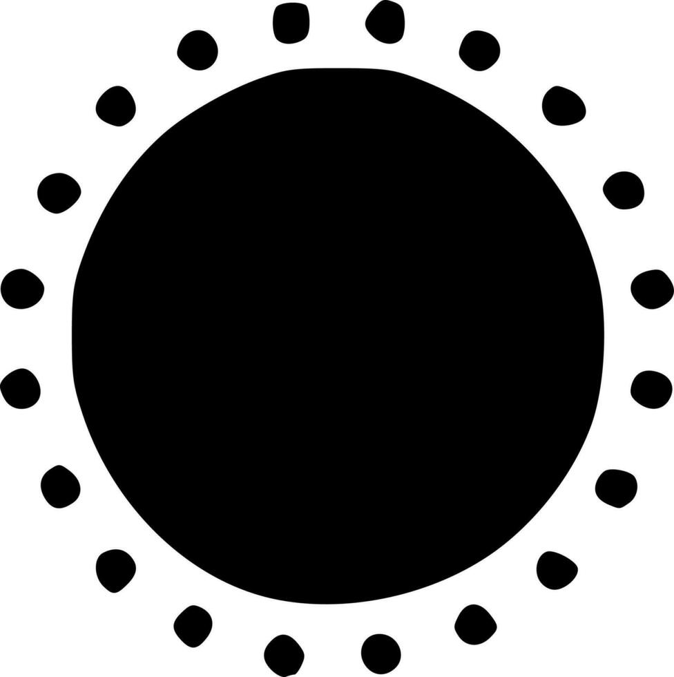 black sun cion vector