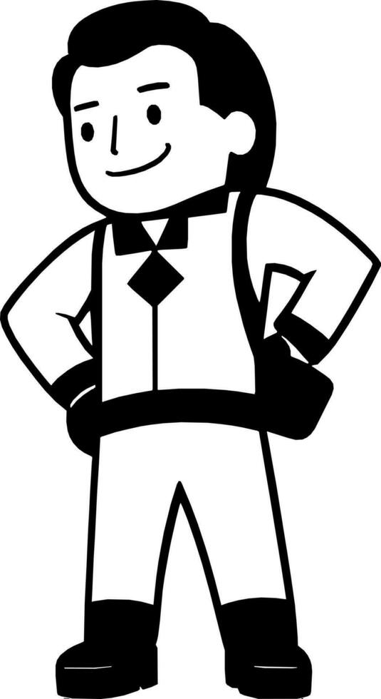 cute man cartoon vector
