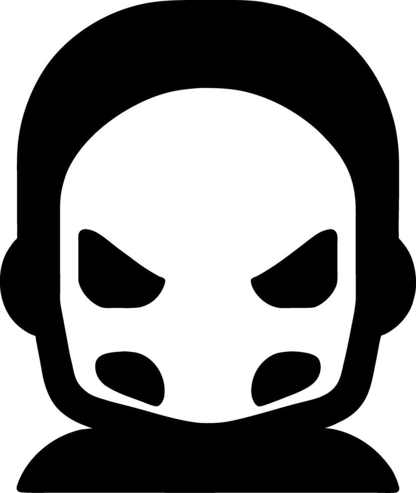 Human skull , death or dead flat vector icon for games and websites