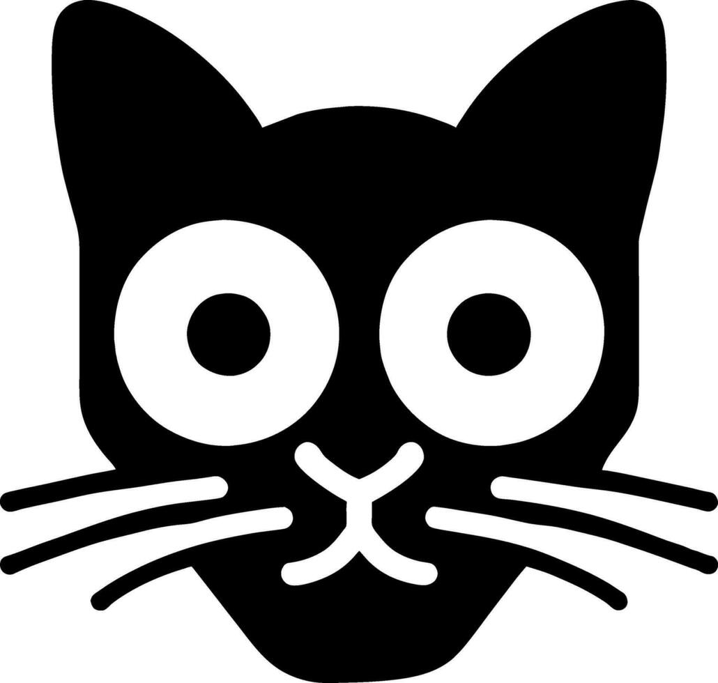 gato línea icono, contorno vector firmar,