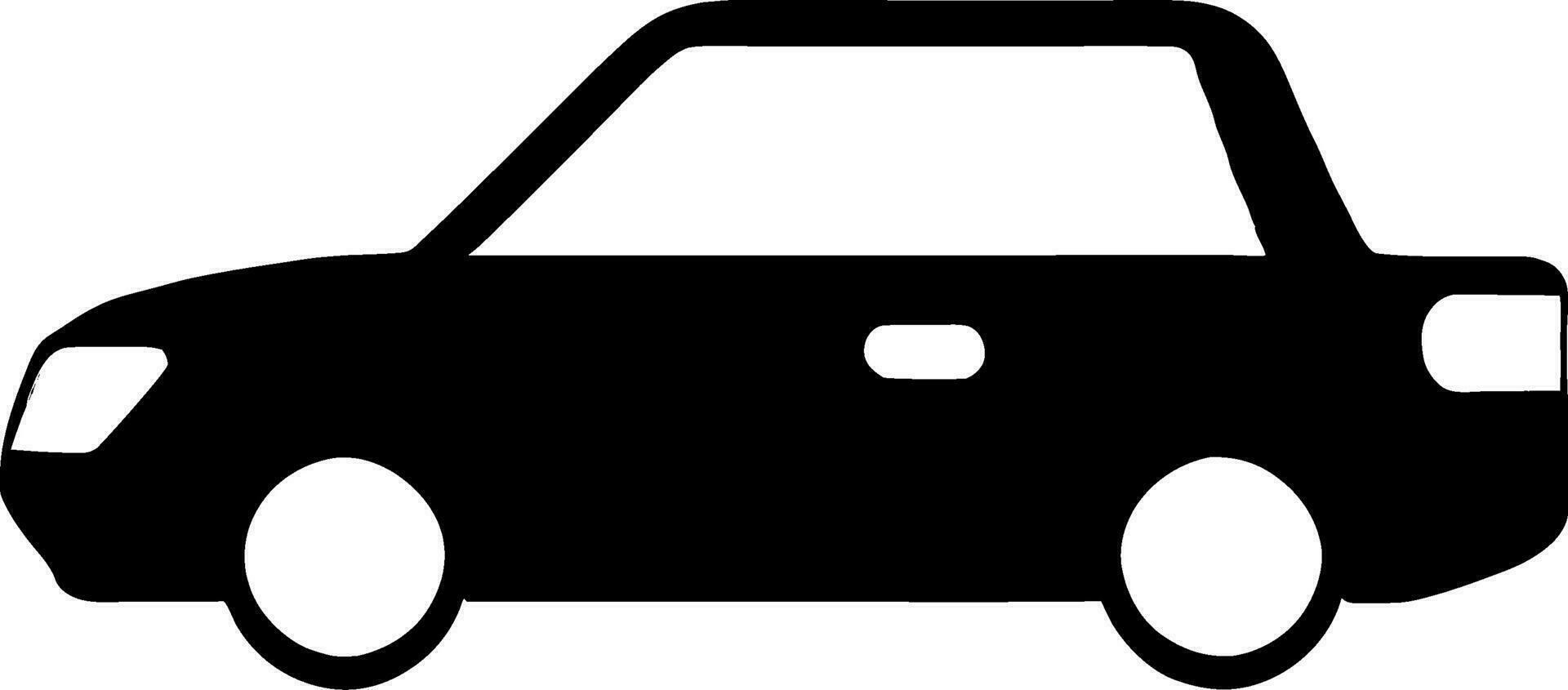 Car. monochrome icon vector
