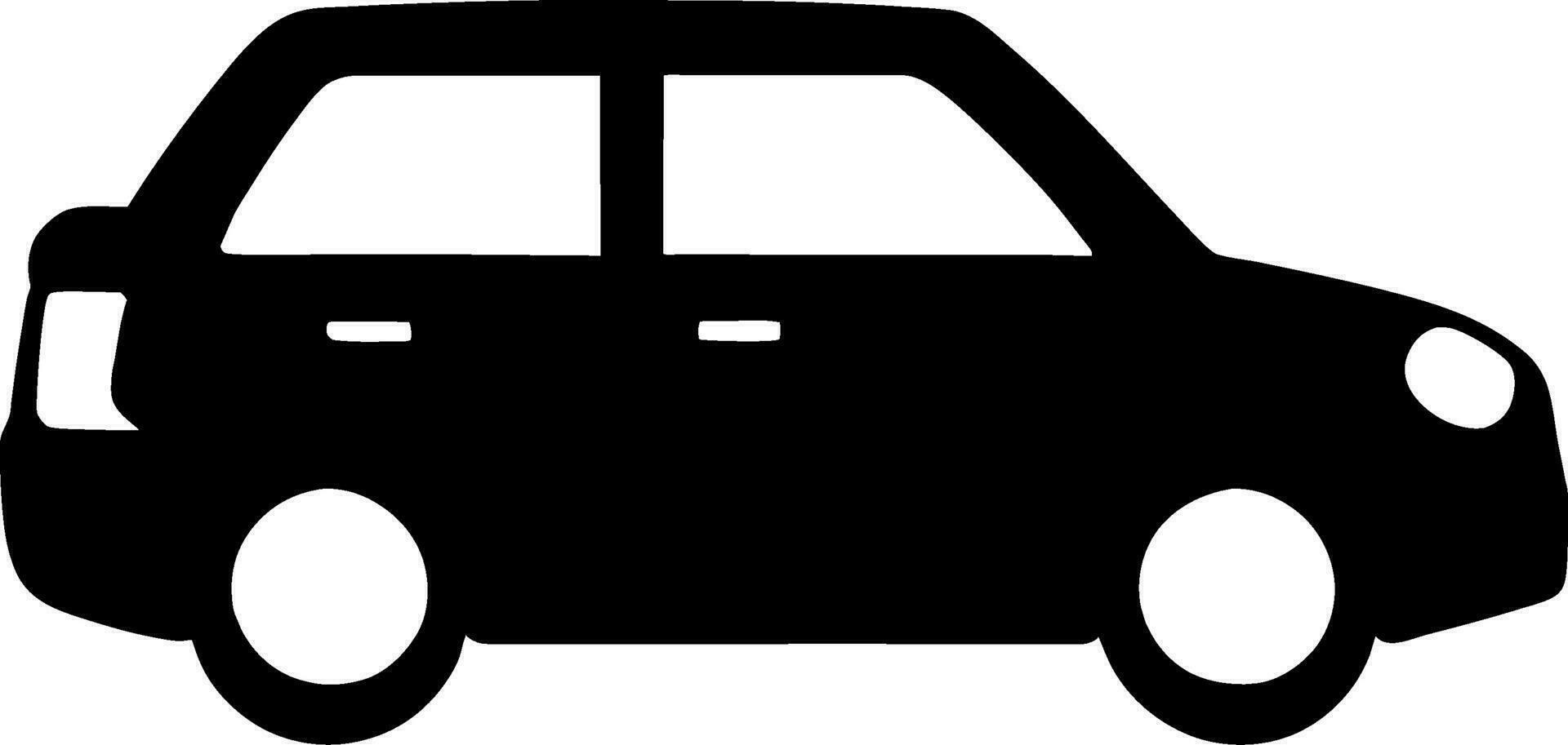 Car. monochrome icon vector