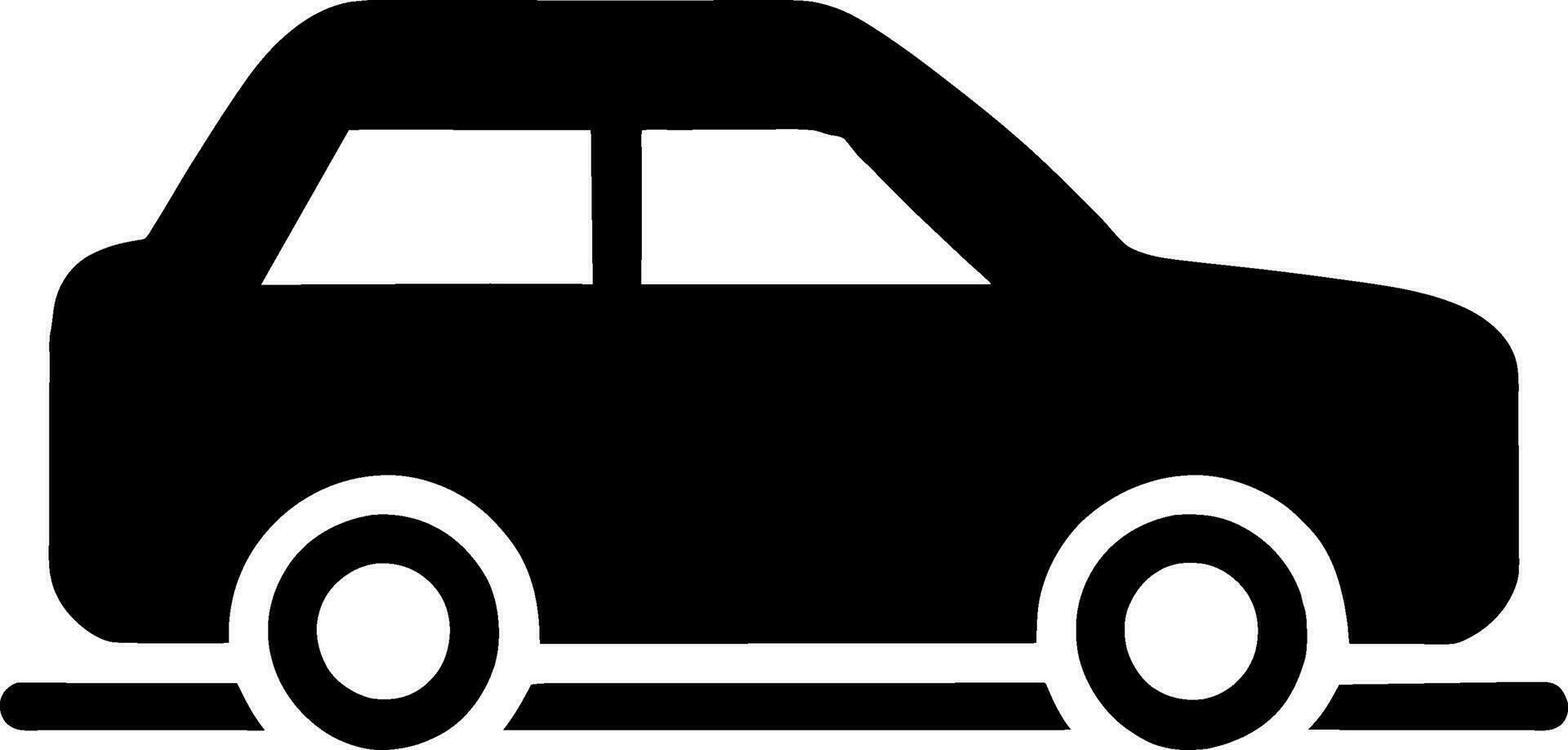 Car. monochrome icon vector