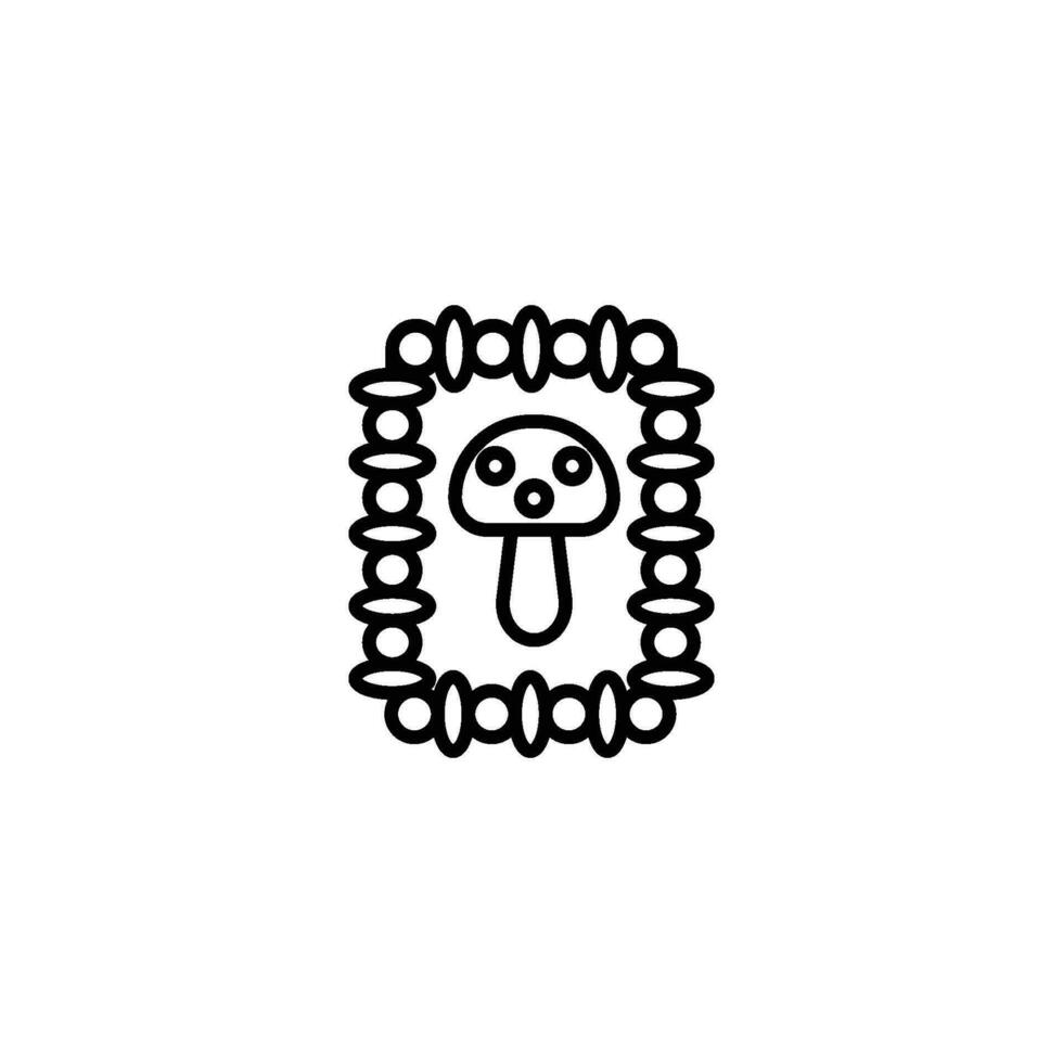 seta tocón icono. vector ilustración