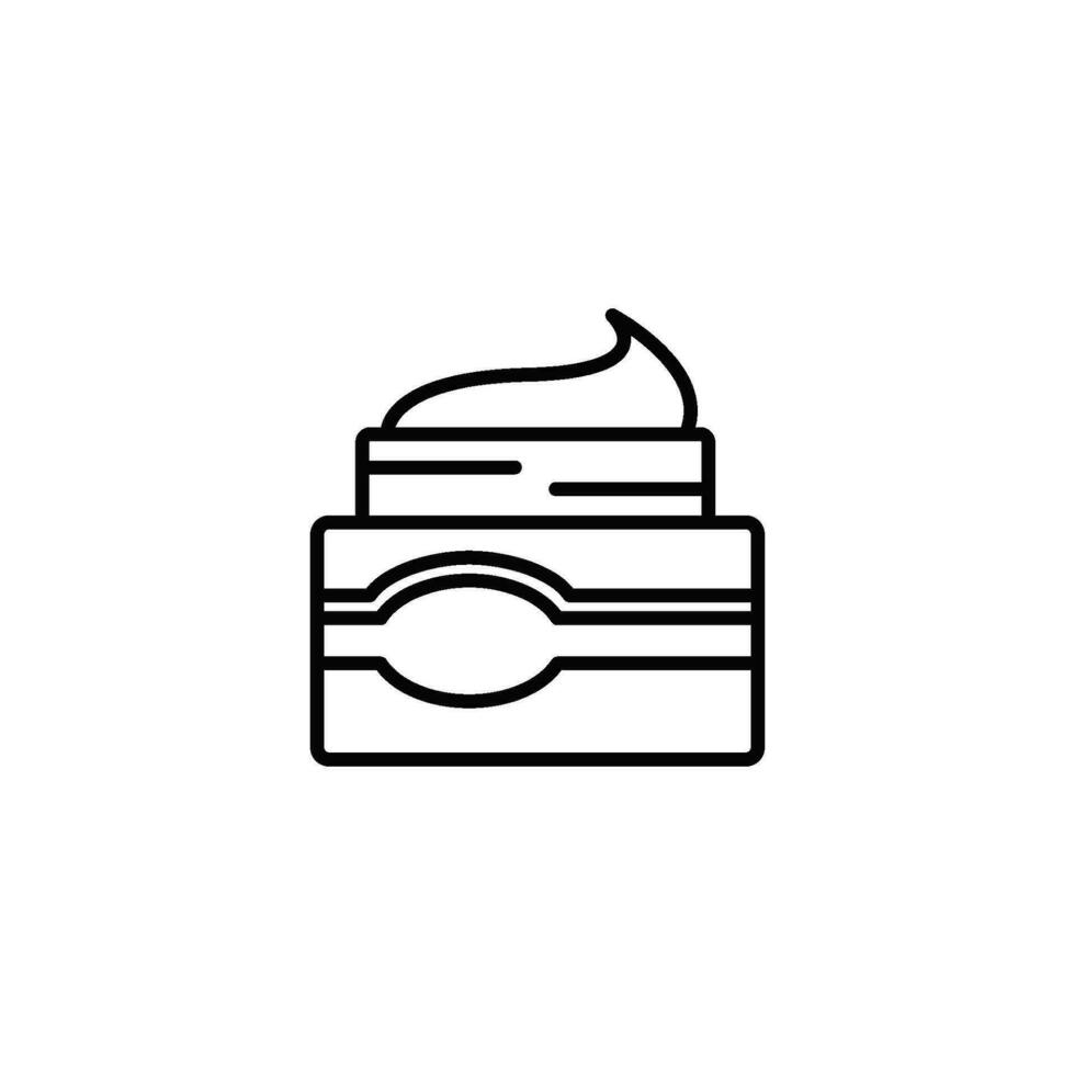 cream cosmetic product icon vector design symbol of beauty and skincare