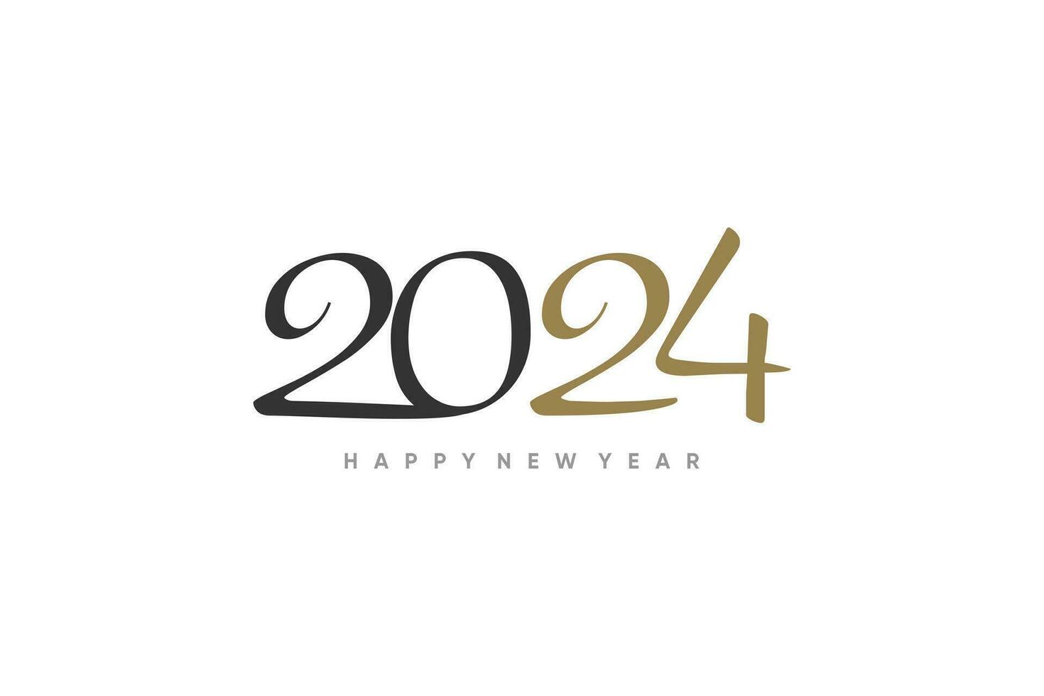 2024 logo design vector icon with modern creative idea