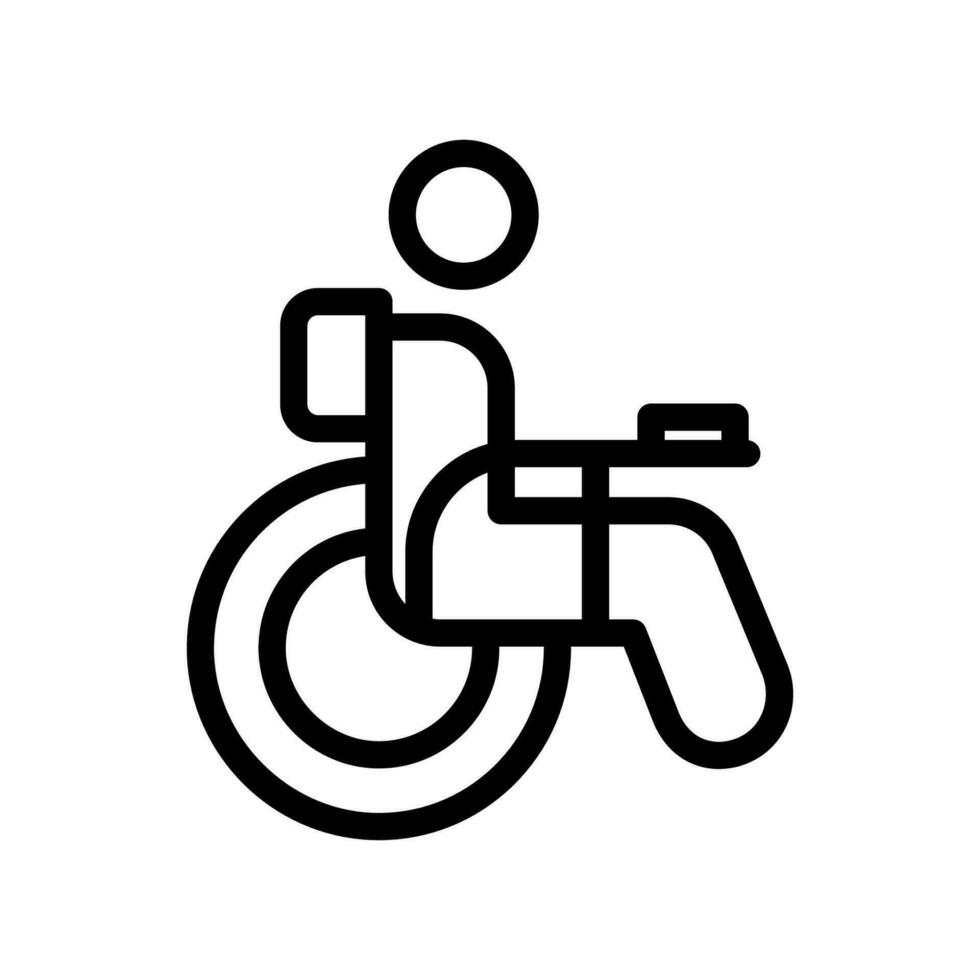 disability icon or logo vector illustration isolated sign symbol suitable for display, website, logo and designer. High quality black style vector icon. Icon