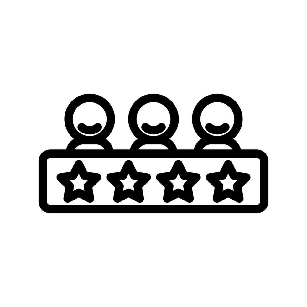 satisfaction icon vector illustration of an isolated sign symbol suitable for mobile phone displays, websites, logos, and application interfaces.