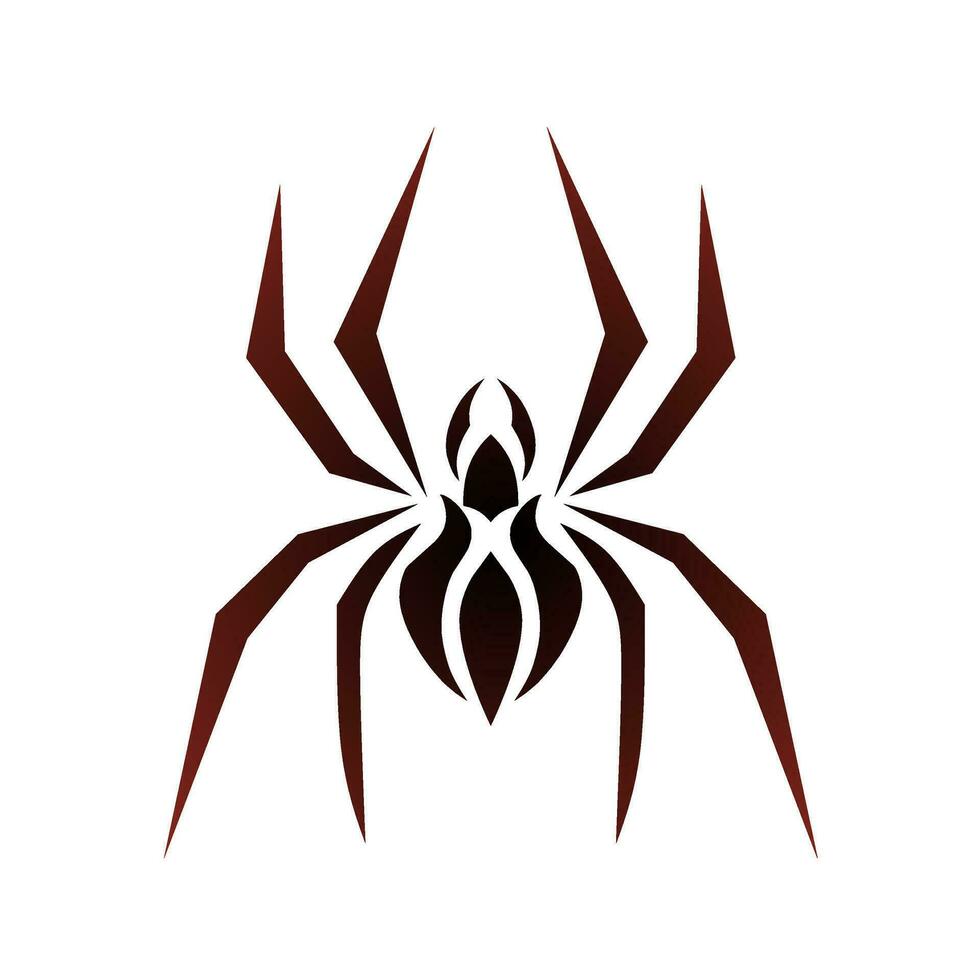 Illustration vector graphic of tribal art design symbol spider