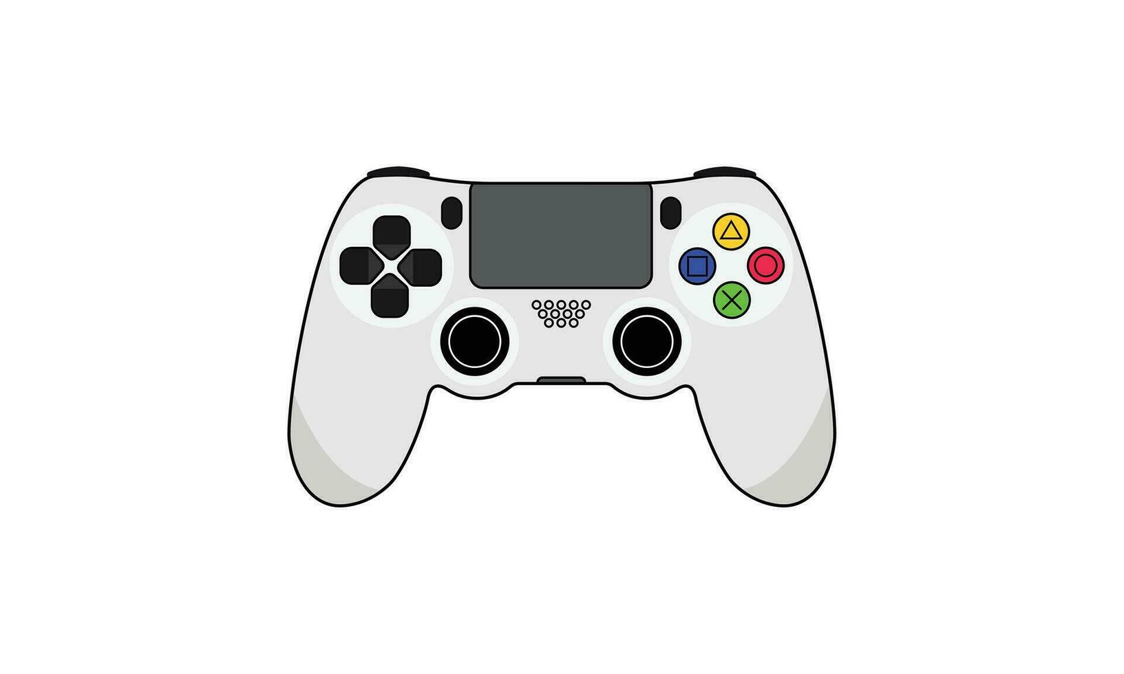 vídeo juego controlador icono aislado en blanco vector