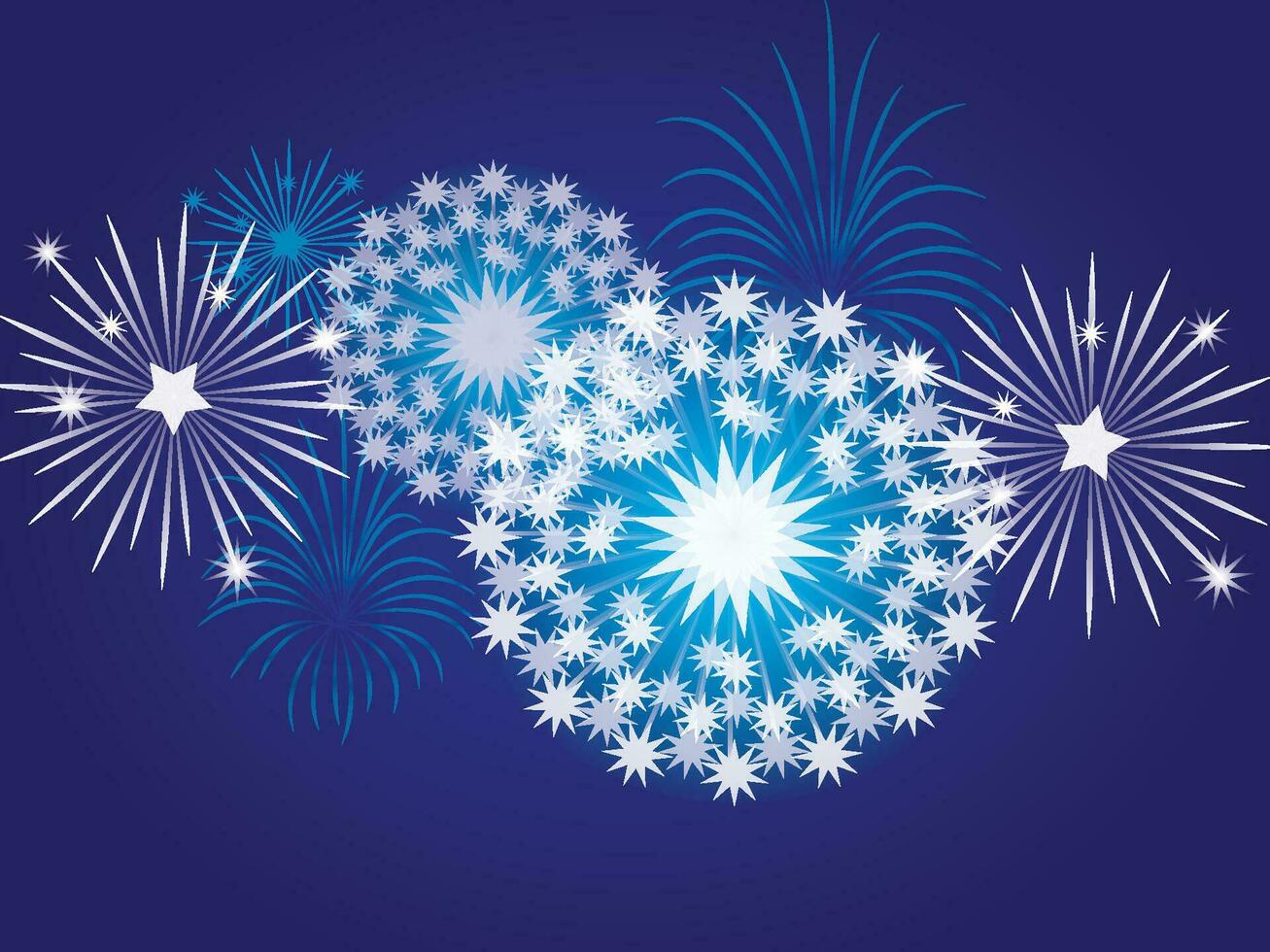 July 4th Fireworks vector