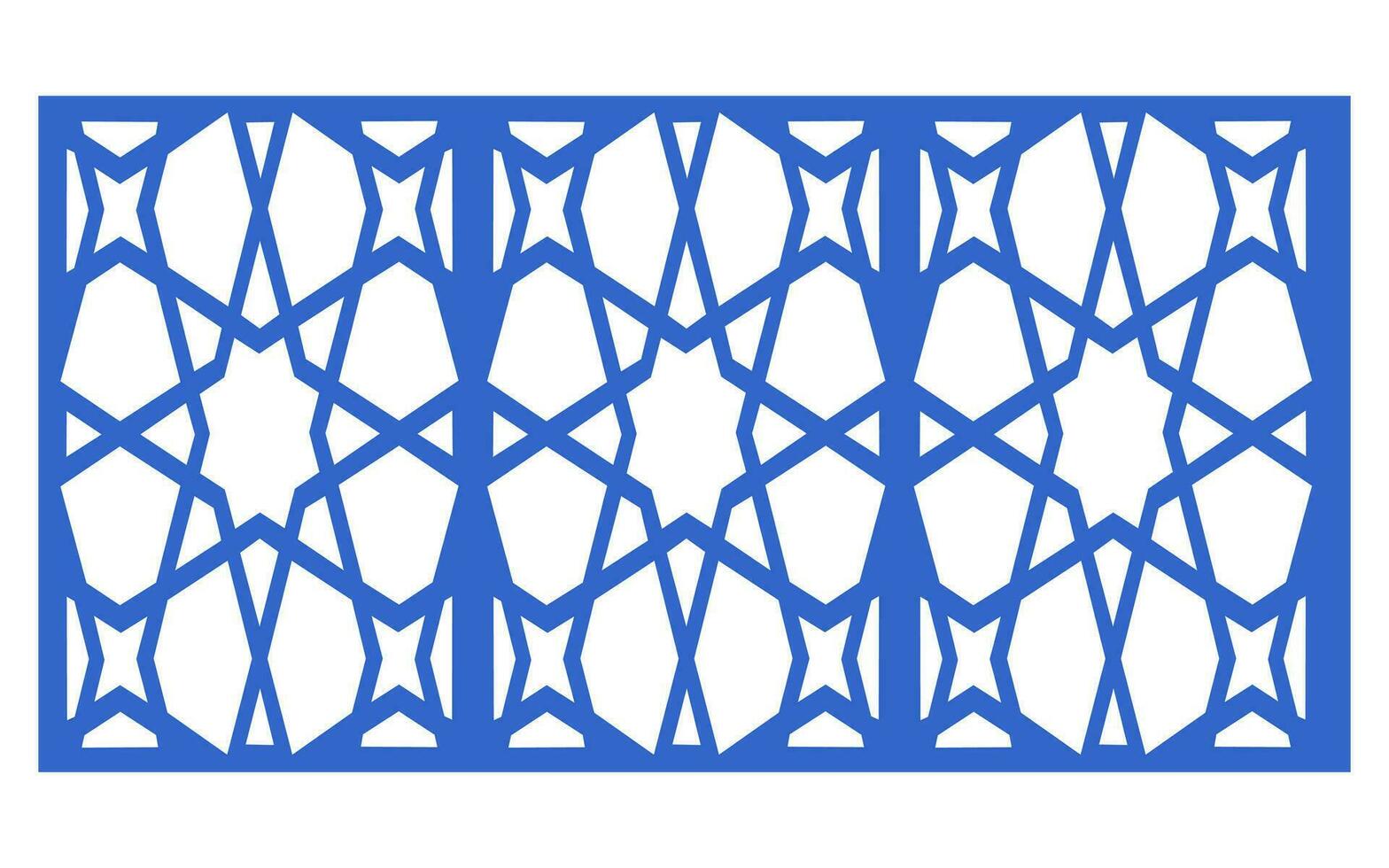 Decorative floral patterns, geometric template for cnc laser cutting vector