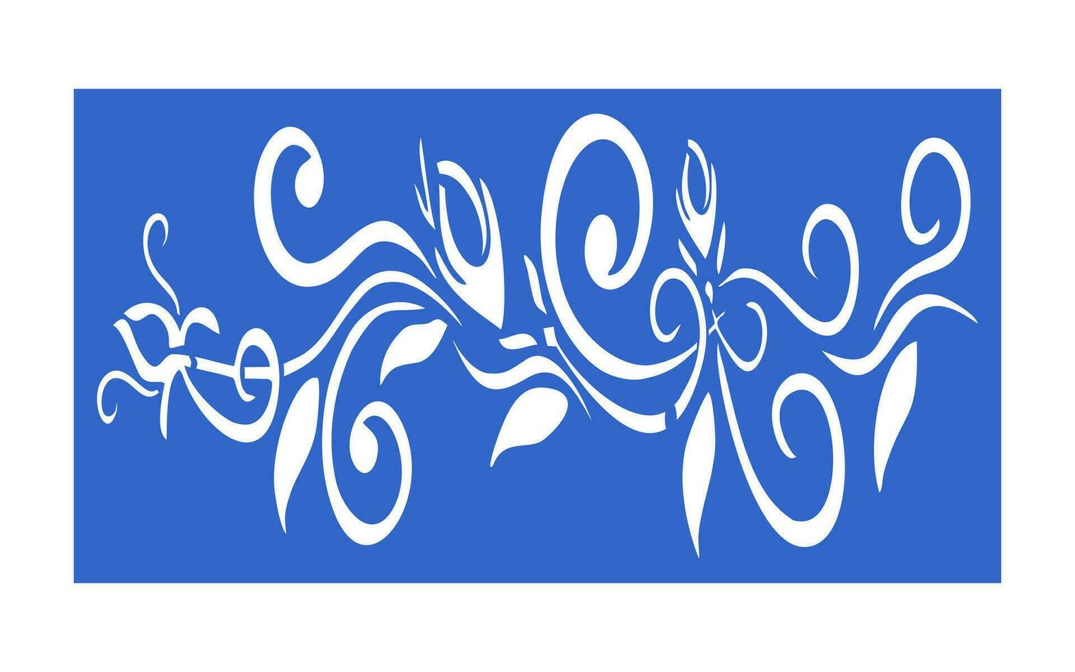 Decorative floral patterns, geometric template for cnc laser cutting vector